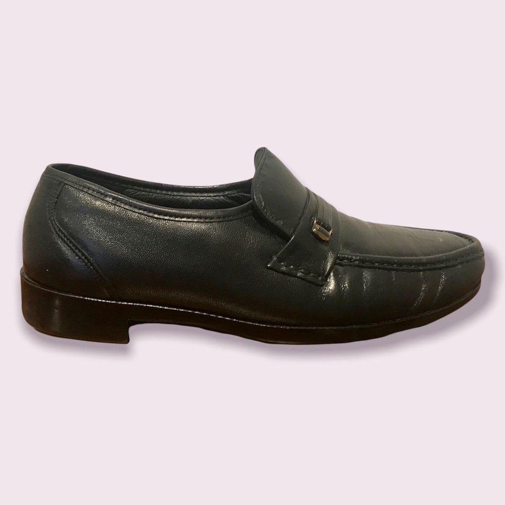 Bostonian Moc Toe Bit Loafer Slip on Loafers men’s Leather shoes size 8 1/2